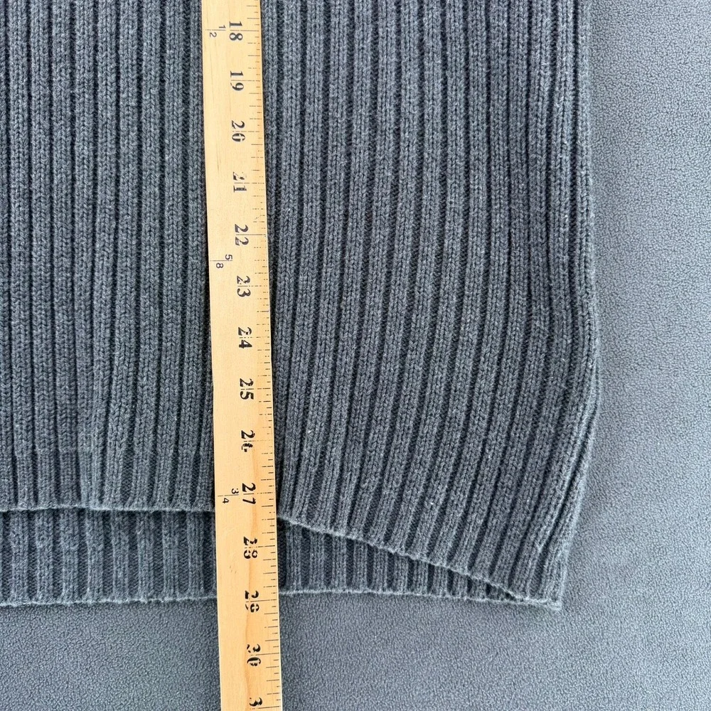 VTG Tommy Hilfiger Men's Sweater Vest XL] Gray Ribbed Knit V-Neck Preppy READ